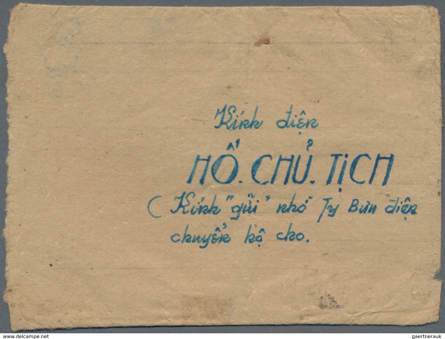 Vietnam-Nord (1945-1975): 1954, Letter Addressed To The President (Chu-Tich In Vietnamese) Bearing H - Vietnam