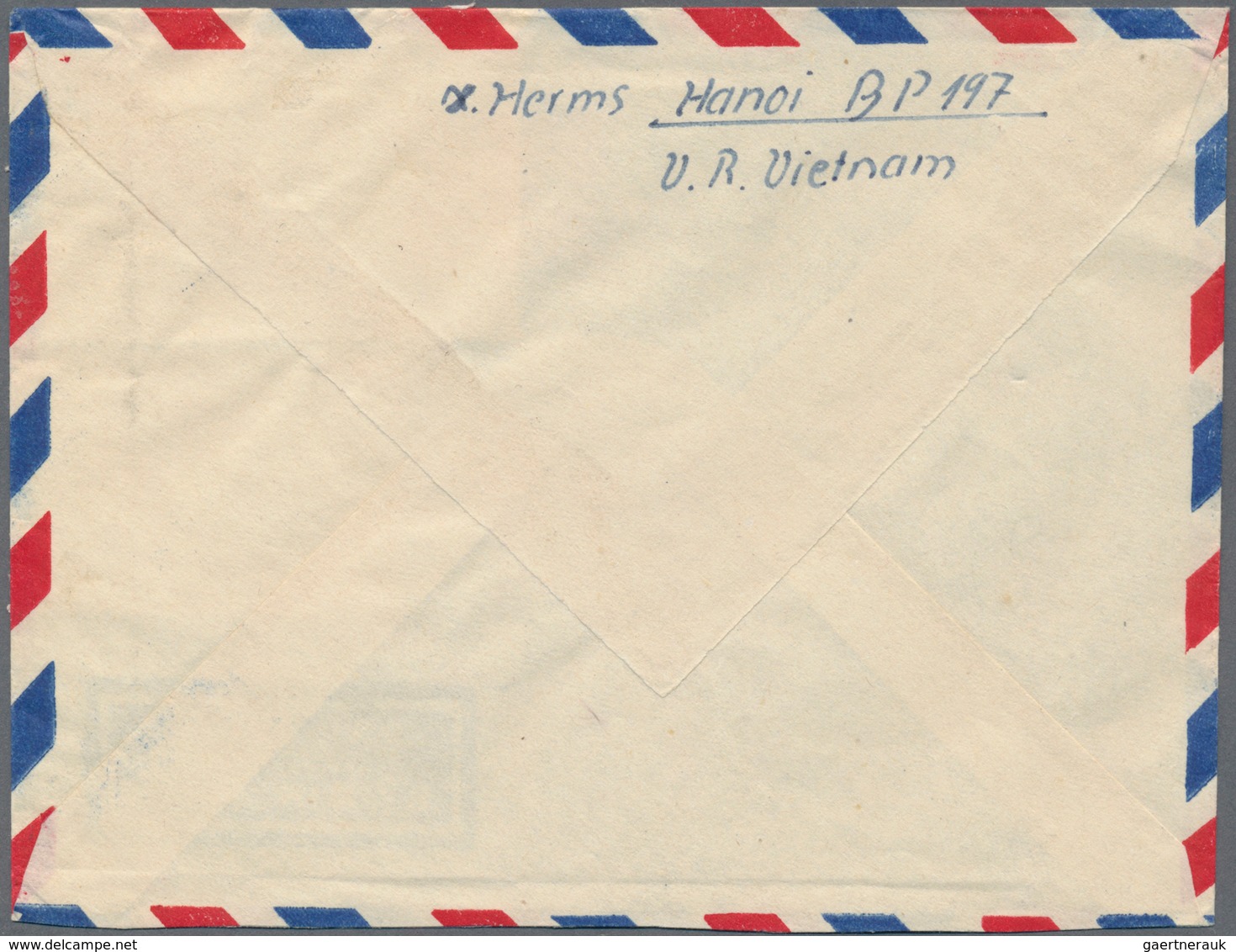 Vietnam-Nord (1945-1975): 1955/57, Airmail Cover Addressed To Berlin, East Germany, Bearing Liberati - Vietnam