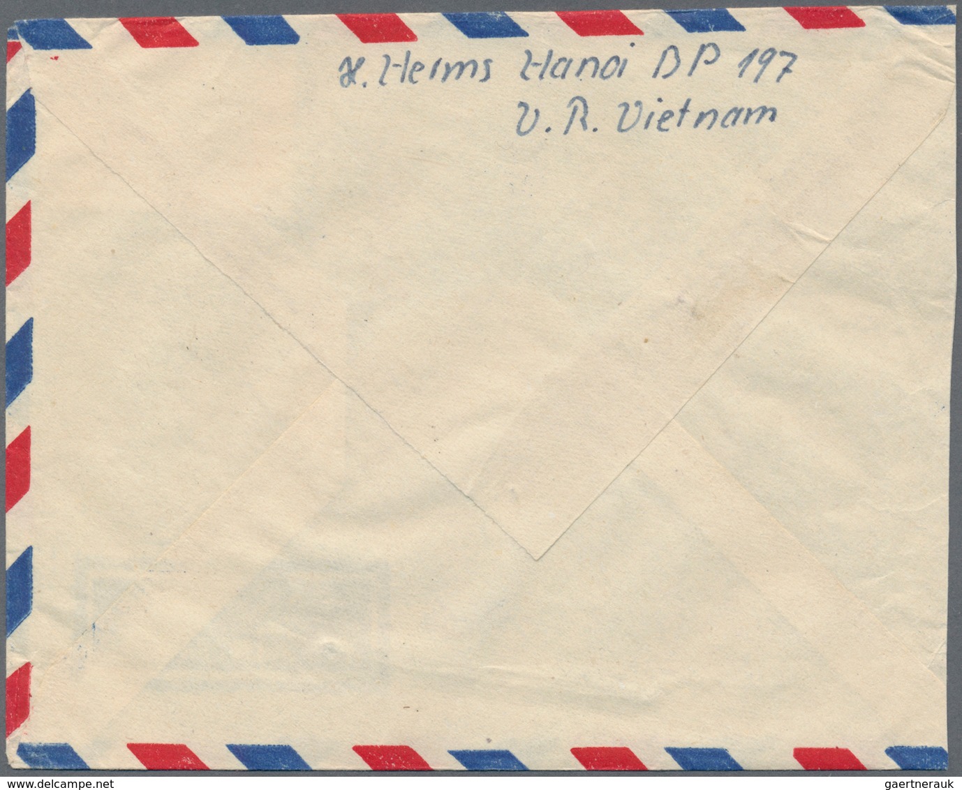 Vietnam-Nord (1945-1975): 1956, Airmail Cover Addressed To Berlin, East Germany, Bearing 5th Death A - Vietnam