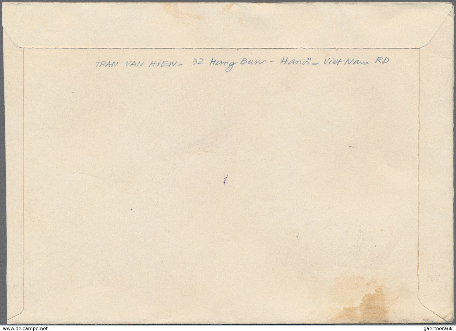 Vietnam-Nord (1945-1975): 1962, Registered Cover Addressed To Jena-Saale, East Germany, Bearing Comp - Vietnam