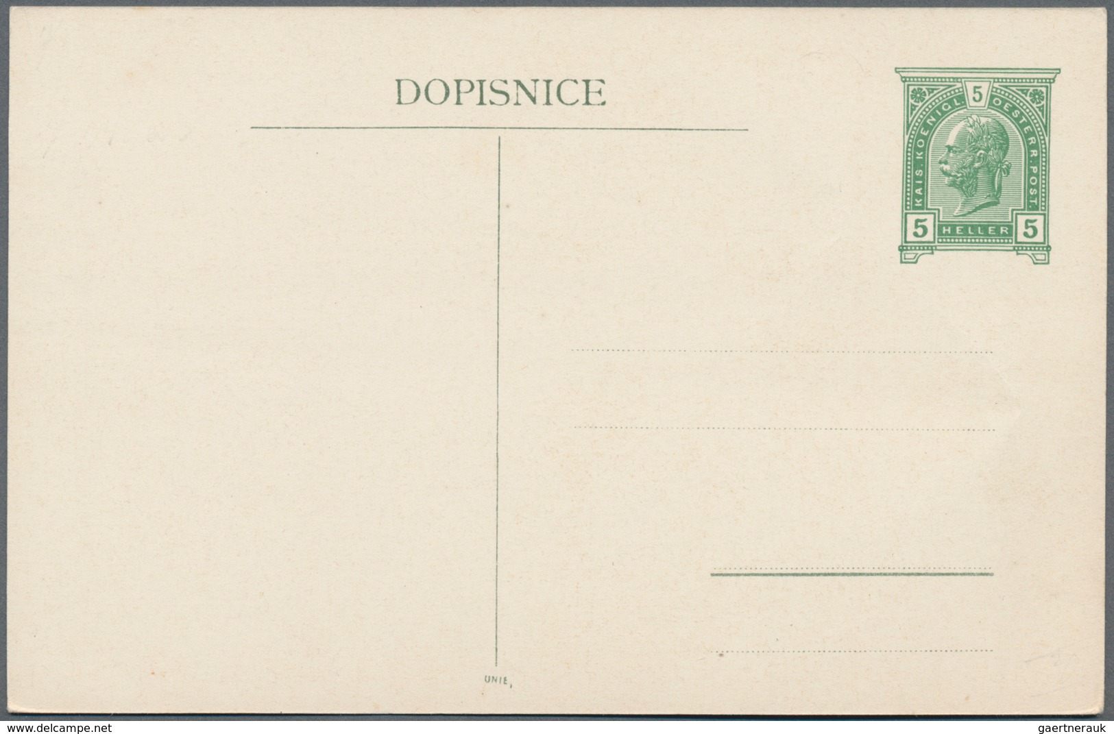 Thematik: Alkohol-Bier / Alcohol-beer: 1908, Austria. Private Postal Card 5 H Francis Joseph "Congre - Sonstige & Ohne Zuordnung