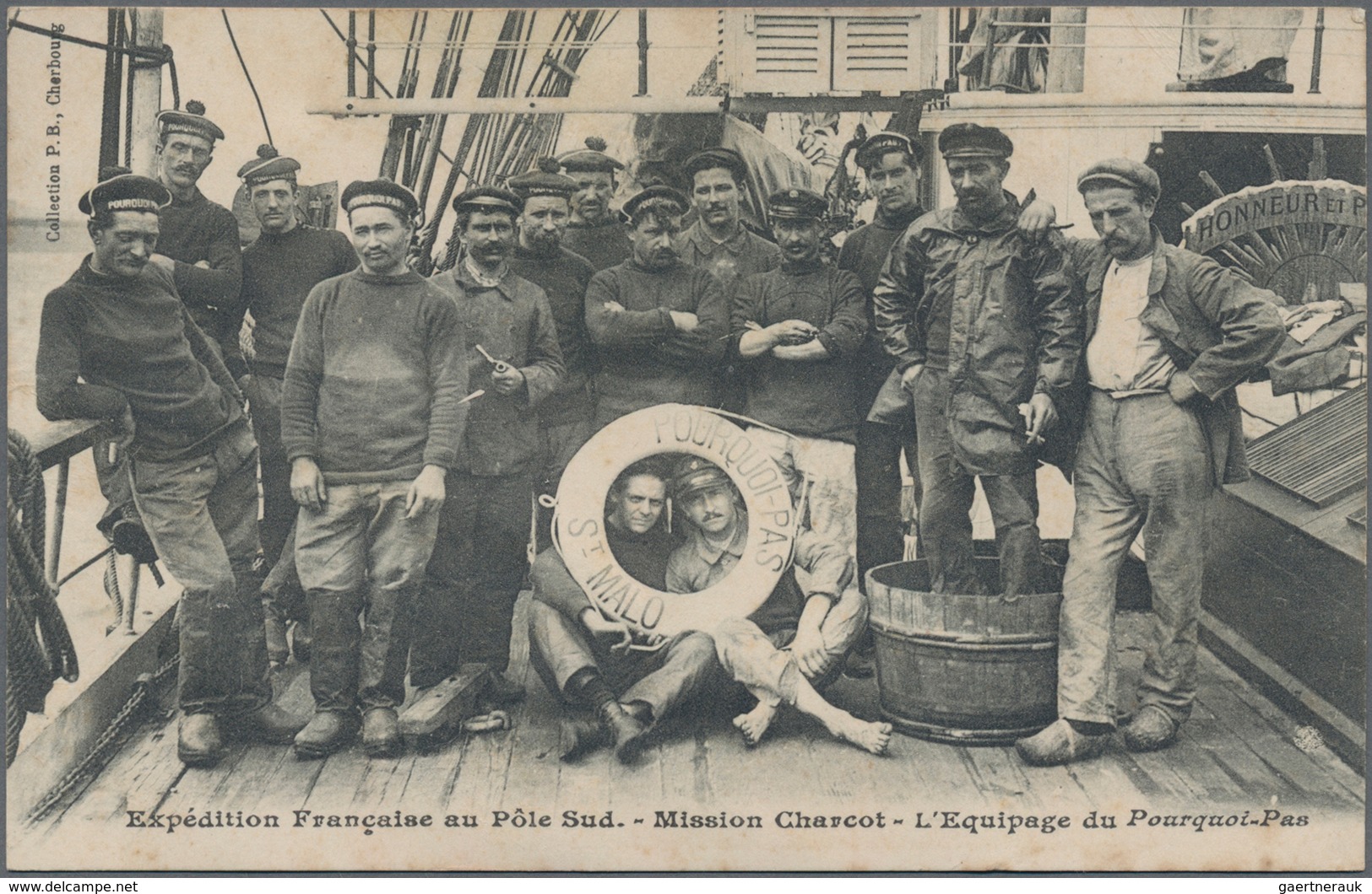 Thematik: Antarktis / Antarctic: 1903/05, French Antarctic Expedition "Misson Charcot" By Sail Ship - Other & Unclassified