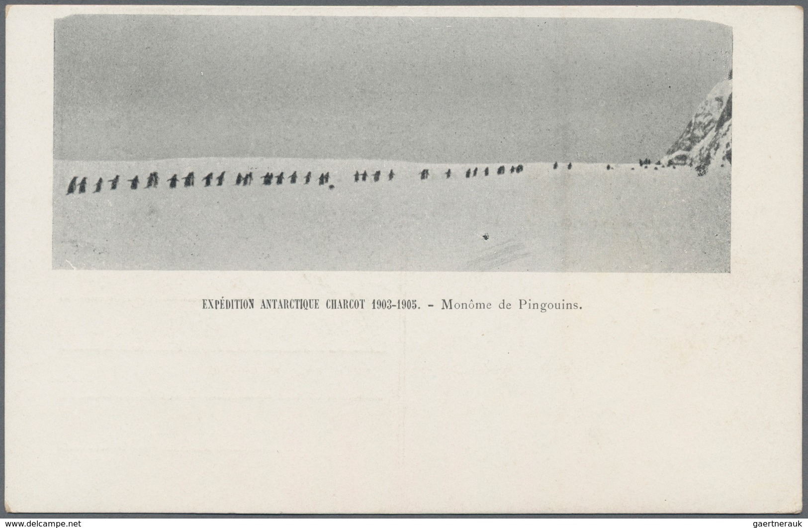 Thematik: Antarktis / antarctic: 1903/05, French Antarctic expedition "Misson Charcot", six official