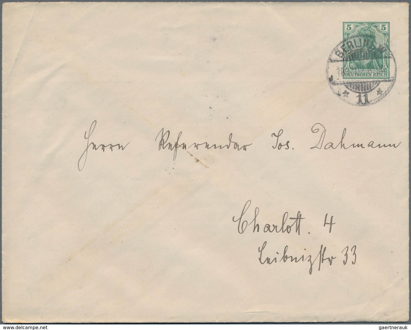 Thematik: Anzeigenganzsachen / Advertising Postal Stationery: 1902, German Reich. Private Advert Cov - Unclassified