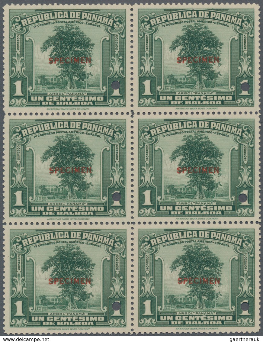 Thematik: Bäume / Trees: 1936, PANAMA: 4th America-Spain Postal Congress 1c. Green 'The 'Panama' Tre - Bäume