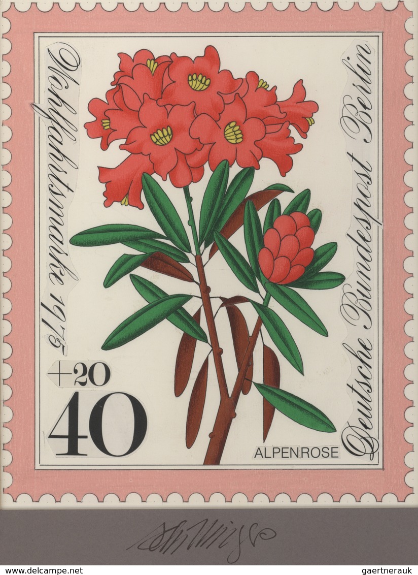 Thematik: Flora, Botanik / Flora, Botany, Bloom: 1975, Bund, Fast Identischer Künstlerentwurf (17x20 - Sonstige & Ohne Zuordnung