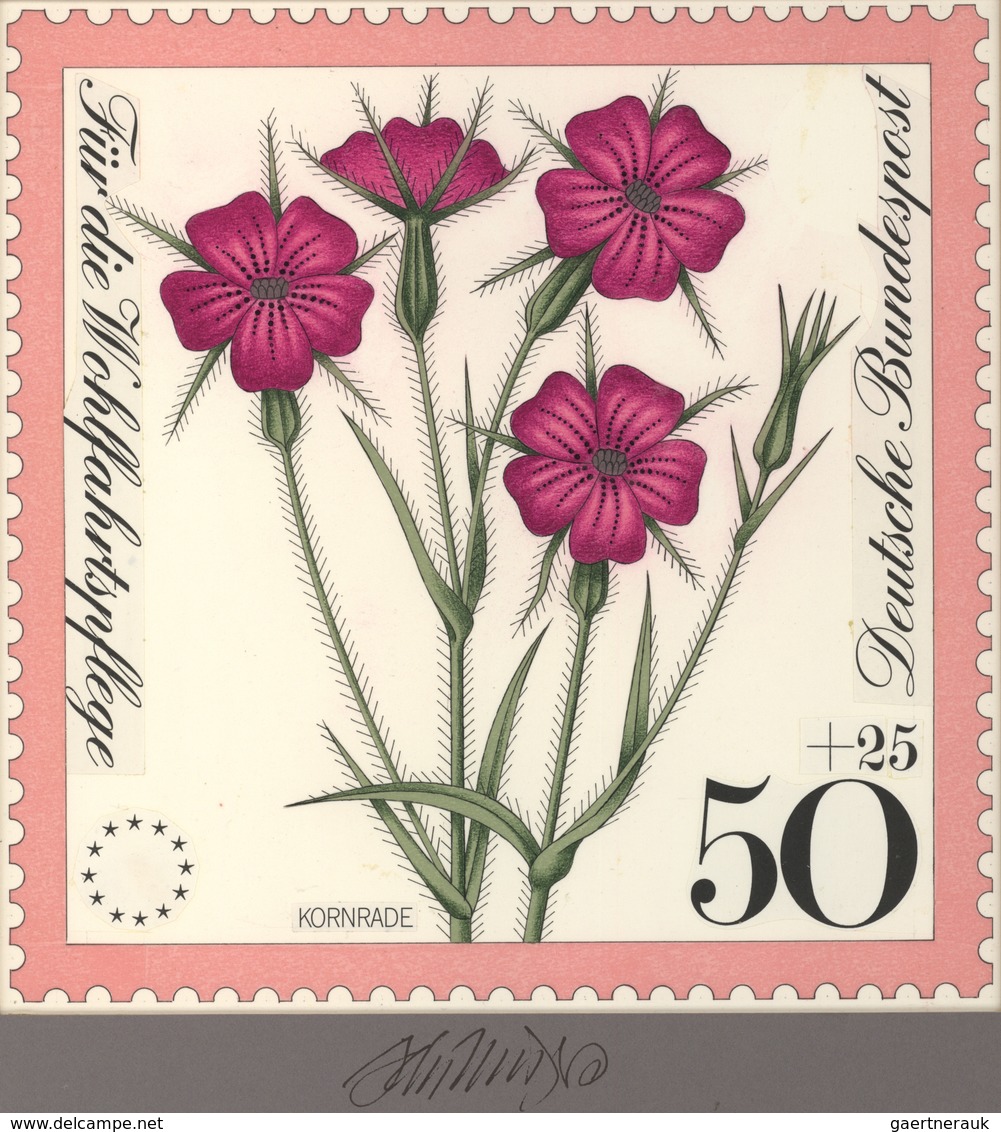 Thematik: Flora, Botanik / Flora, Botany, Bloom: 1980, Bund, Nicht Angenommener Künstlerentwurf (21, - Sonstige & Ohne Zuordnung