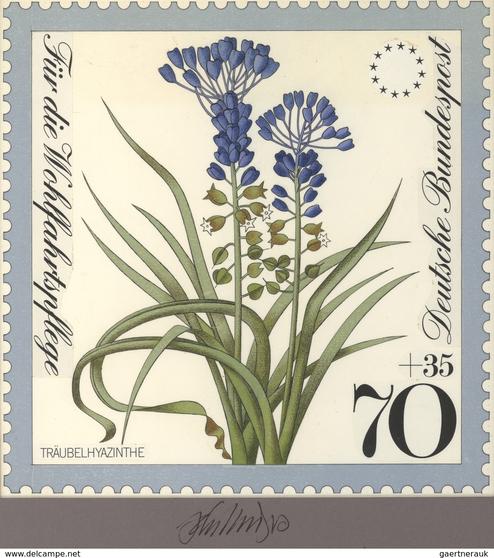 Thematik: Flora, Botanik / Flora, Botany, Bloom: 1980, Bund, Nicht Angenommener Künstlerentwurf (21, - Other & Unclassified