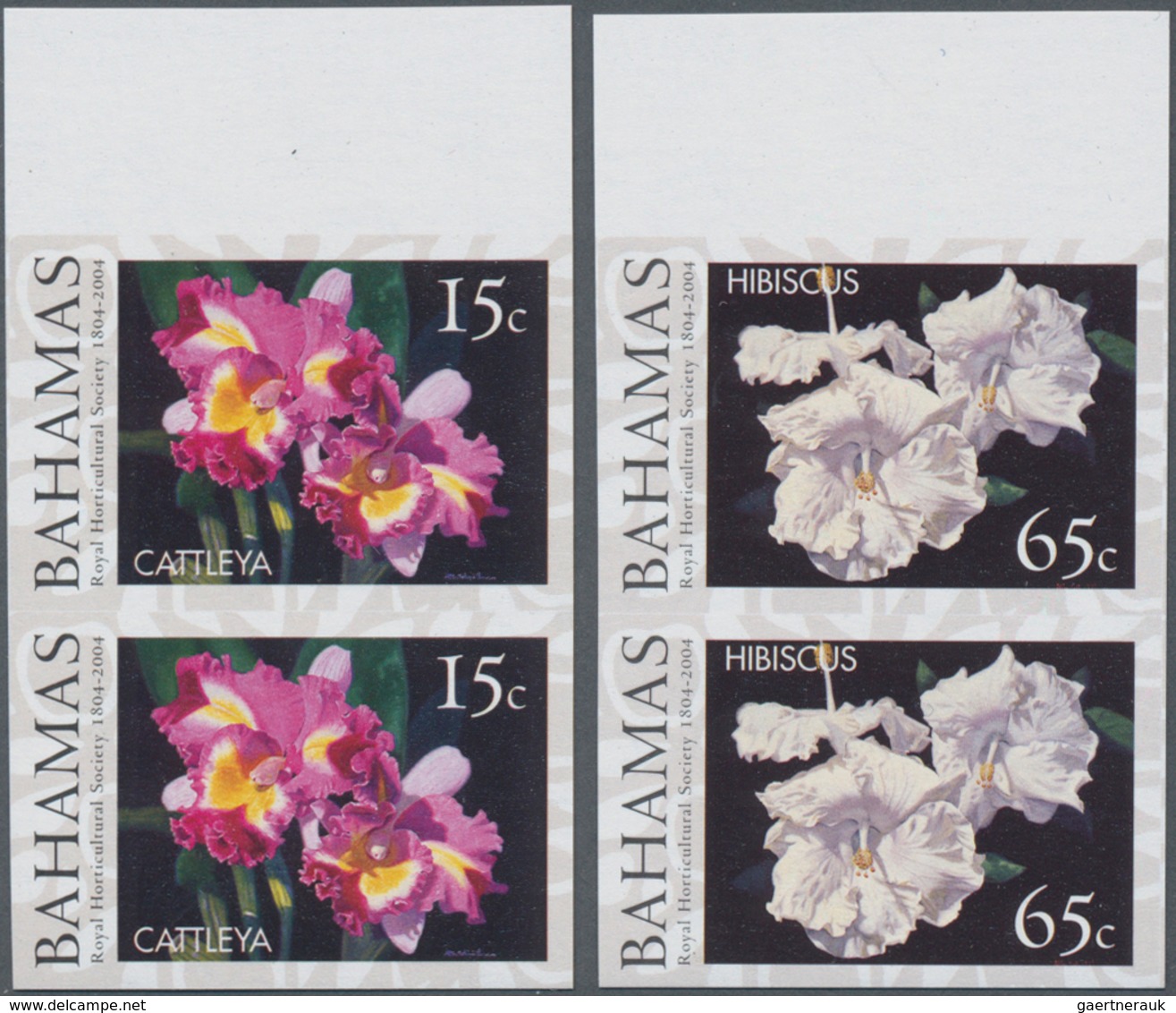 Thematik: Flora, Botanik / Flora, Botany, Bloom: 2004, BAHAMAS: 200 Years Royal Horticultural Societ - Sonstige & Ohne Zuordnung