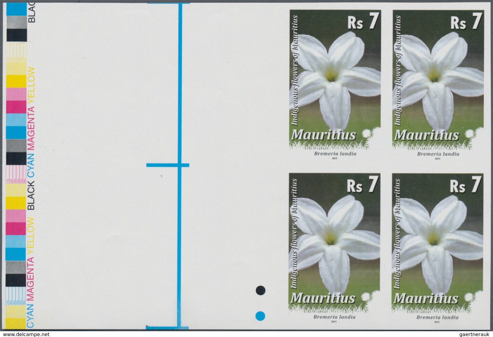 Thematik: Flora, Botanik / Flora, Botany, Bloom: 2009, MAURITIUS: Blossoms Definitive 7r. 'Bremeria - Sonstige & Ohne Zuordnung