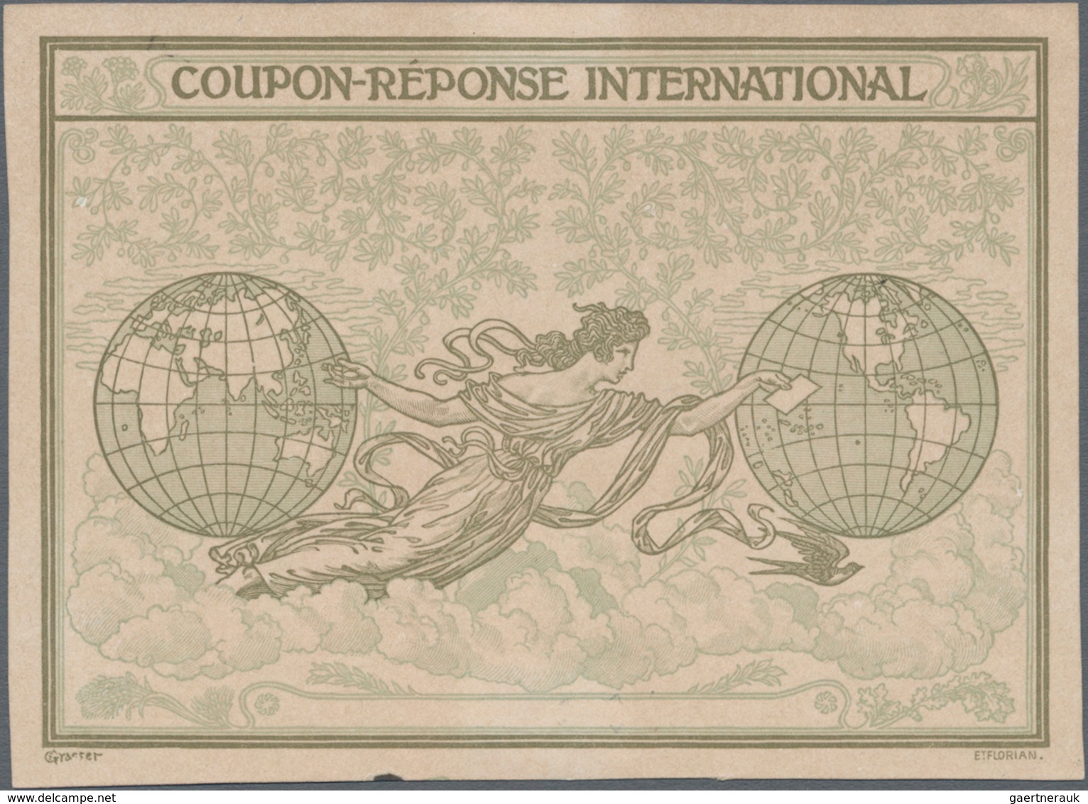 Thematik: I.A.S. / Intern. Reply Coupons: 1906. Essay For International Reply Coupon (Rome Type), Gr - Unclassified