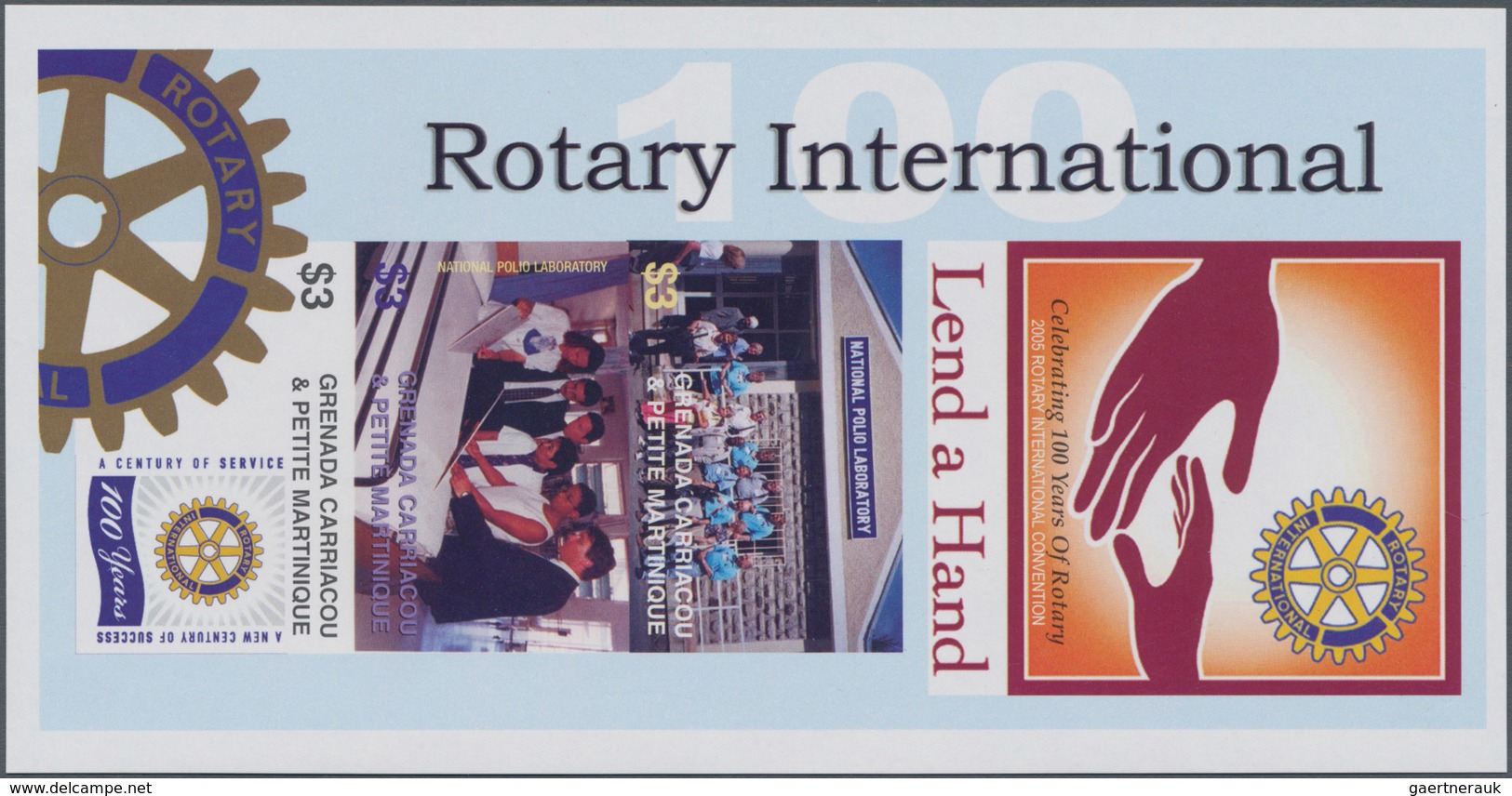Thematik: Internat. Organisationen-Rotarier / Internat. Organizations-Rotary Club: 2005, GRENADA-CAR - Rotary Club