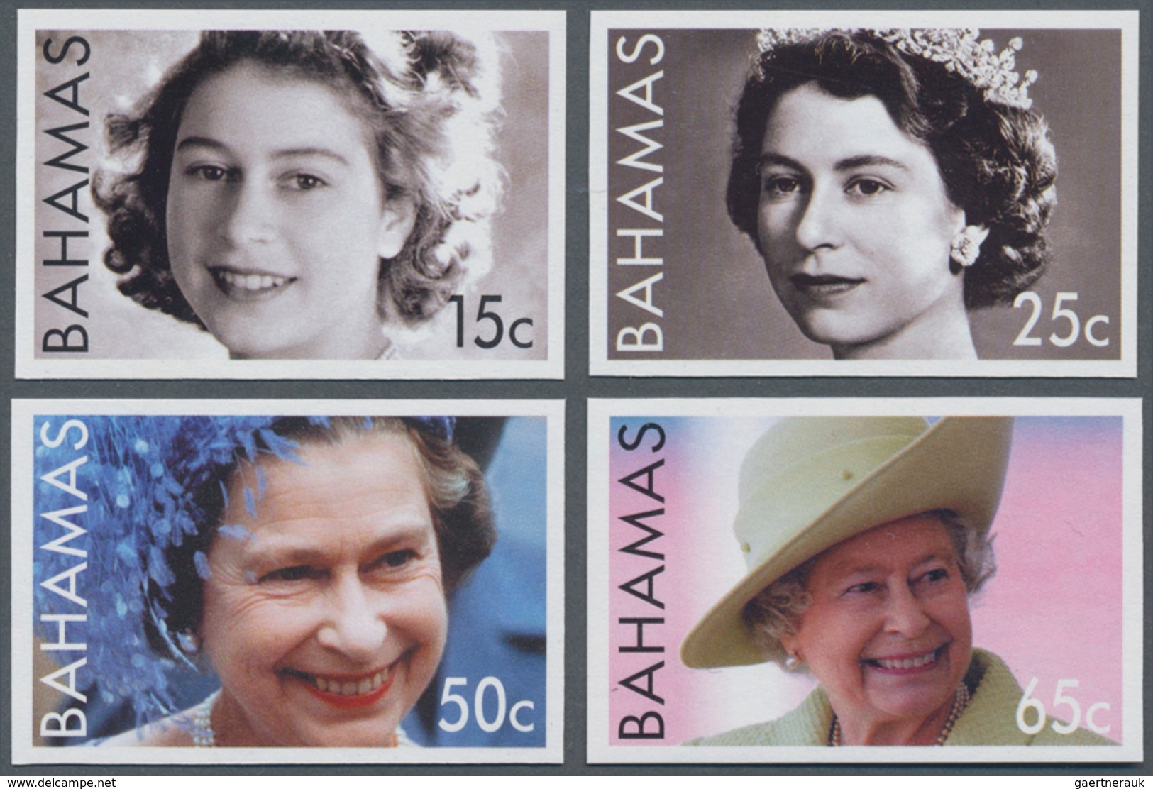 Thematik: Königtum, Adel / Royalty, Nobility: 2006, Bahamas. Complete Set "80th Birthday Of Queen El - Royalties, Royals