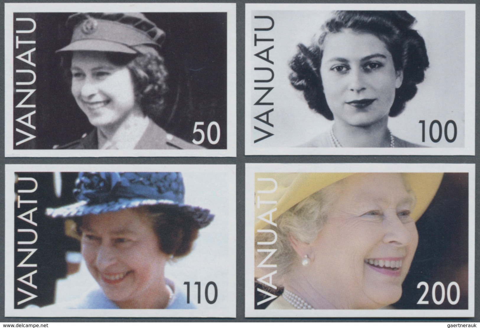 Thematik: Königtum, Adel / Royalty, Nobility: 2006, Vanuatu. Complete Set "80th Birthday Of Queen El - Royalties, Royals
