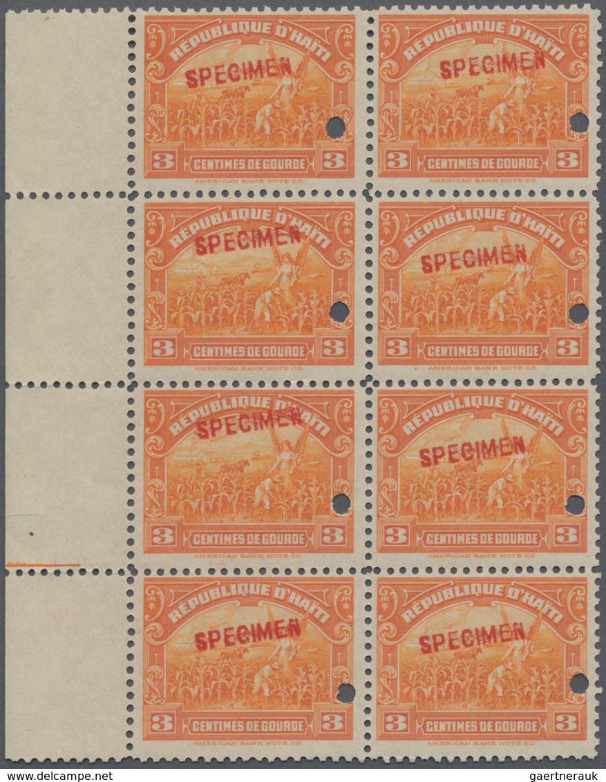 Thematik: Landwirtschaft / Agriculture: 1920, HAITI: Definitive Peace Issue 3c. Orange 'Agriculture' - Agriculture