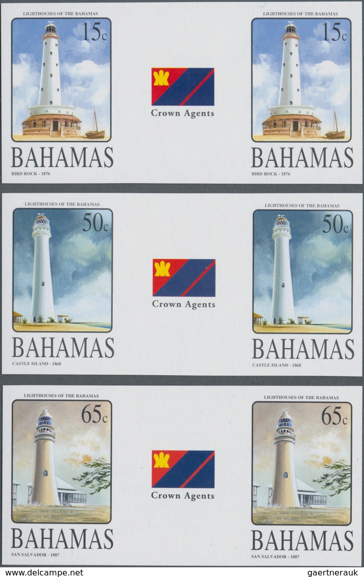 Thematik: Leuchttürme / Lighthouses: 2004, BAHAMAS: Lighthouses Complete Set Of Five (Bird Rock, Cas - Lighthouses