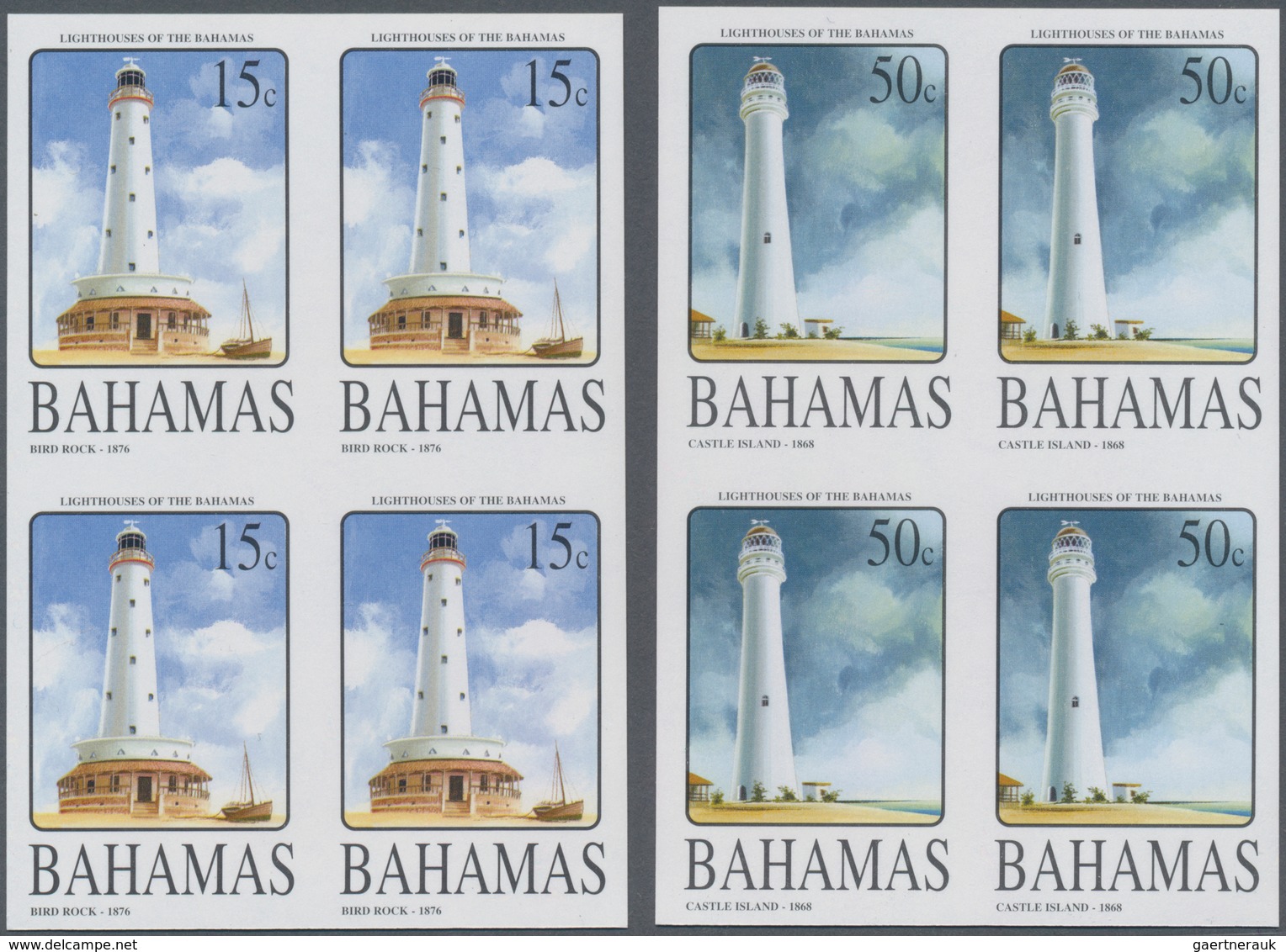 Thematik: Leuchttürme / Lighthouses: 2005, Bahamas. Complete Set "Bahamas Lighthouses (II)" In IMPER - Lighthouses