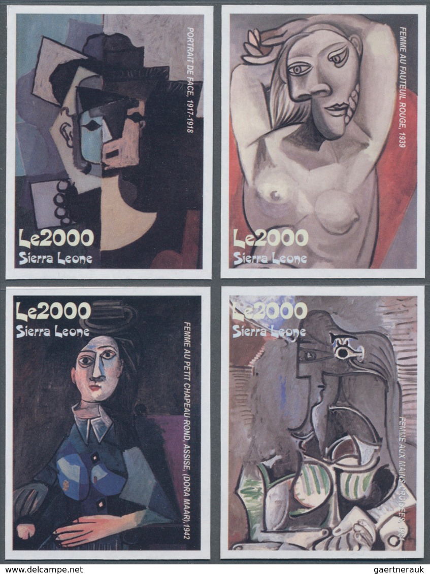 Thematik: Malerei, Maler / Painting, Painters: 2003, Sierra Leone. Complete Set "30th Anniversary Of - Other & Unclassified