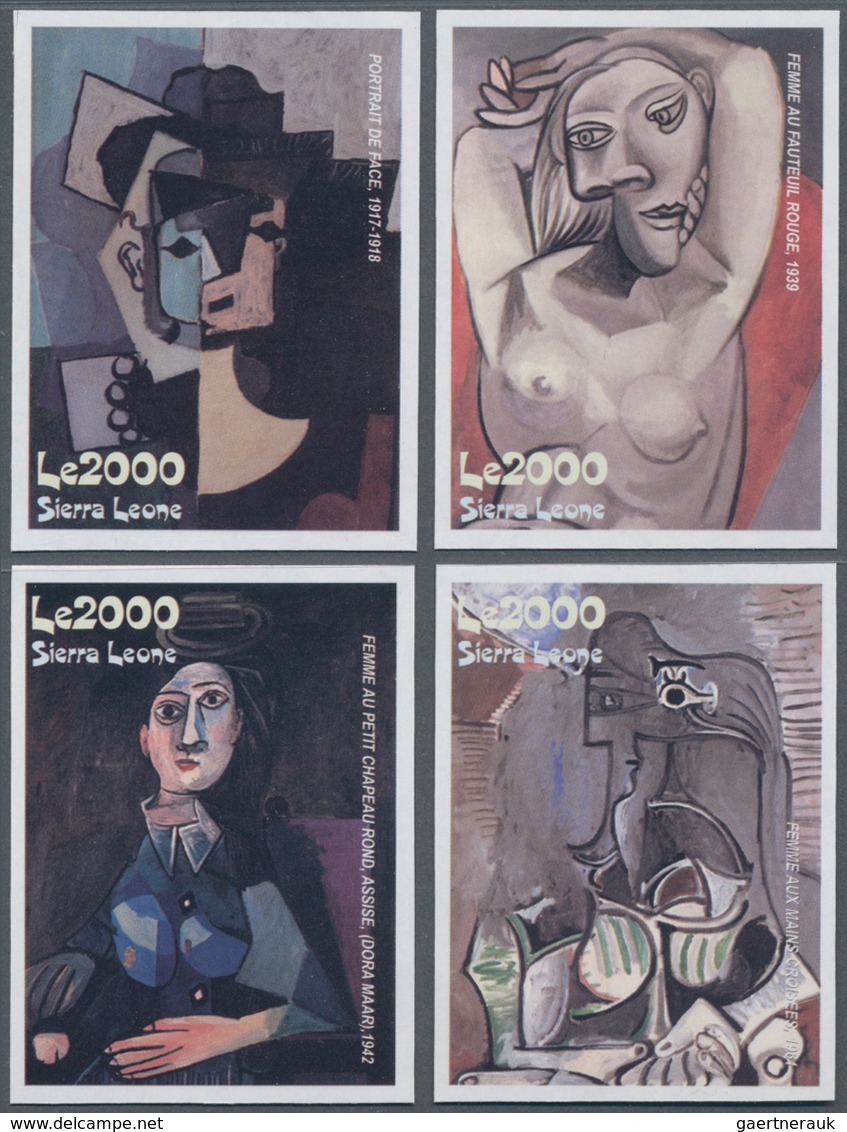 Thematik: Malerei, Maler / Painting, Painters: 2003, Sierra Leone. Complete Set "30th Anniversary Of - Sonstige & Ohne Zuordnung