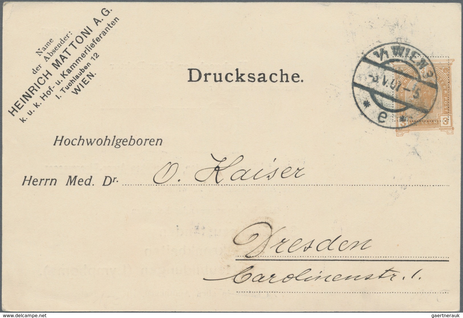 Thematik: Medizin, Gesundheit / Medicine, Health: 1906/1907, Austria. Set Of 5 Private Postal Card 3 - Medicine