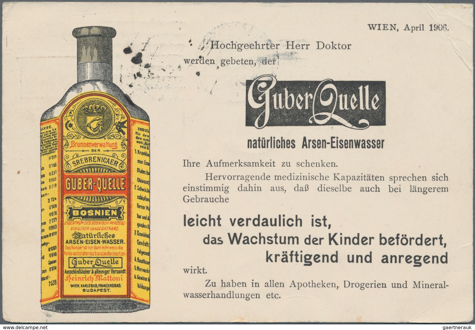 Thematik: Medizin, Gesundheit / Medicine, Health: 1906/1907, Austria. Set Of 5 Private Postal Card 3 - Medicina
