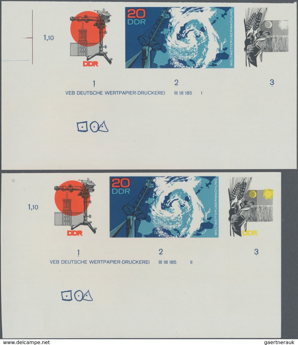 Thematik: Meteorologie / Meteorology: 1968, DDR, Meteorologisches Hauptobservatorium Potsdam, 10 - 2 - Climate & Meteorology