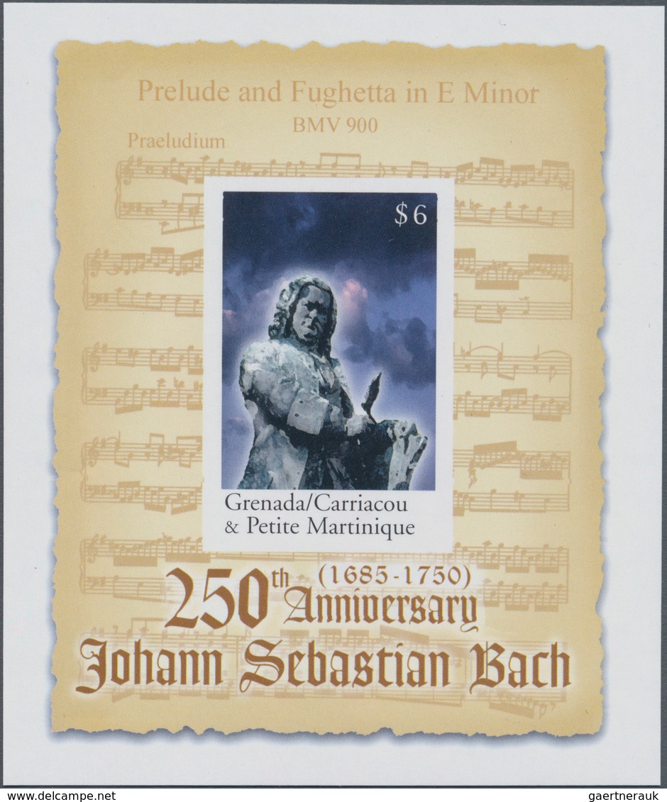 Thematik: Musik-Komponisten / Music-composers: 2000, GRENADA-CARRIACOU: 250th Anniversary Of Johann - Music