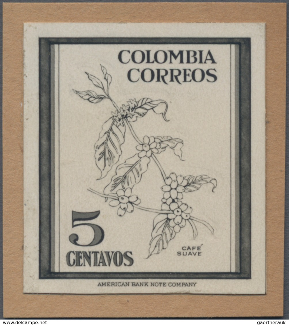 Thematik: Nahrung-Kaffee / Food-coffee: 1947, COLOMBIA: Photographic Essay For The Prepared 5c. Issu - Ernährung