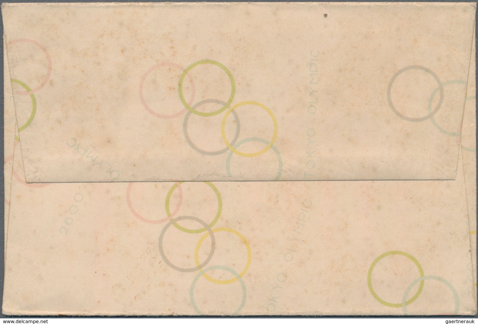 Thematik: Olympische Spiele / Olympic Games: 1937, XII Olympiad Tokyo 1940: Mint Illustrated Envelop - Other & Unclassified