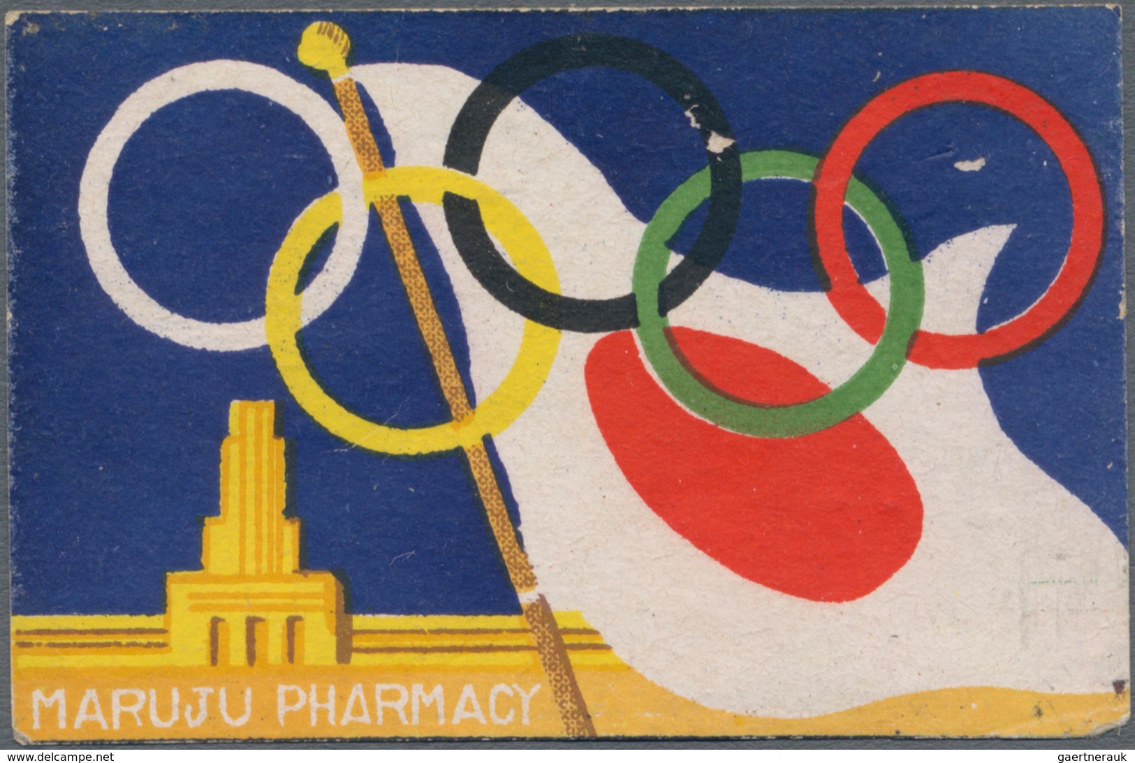 Thematik: Olympische Spiele / Olympic Games: 1937, XII Olympiad Tokyo 1940: Matchbox Labels (4, Inc. - Other & Unclassified