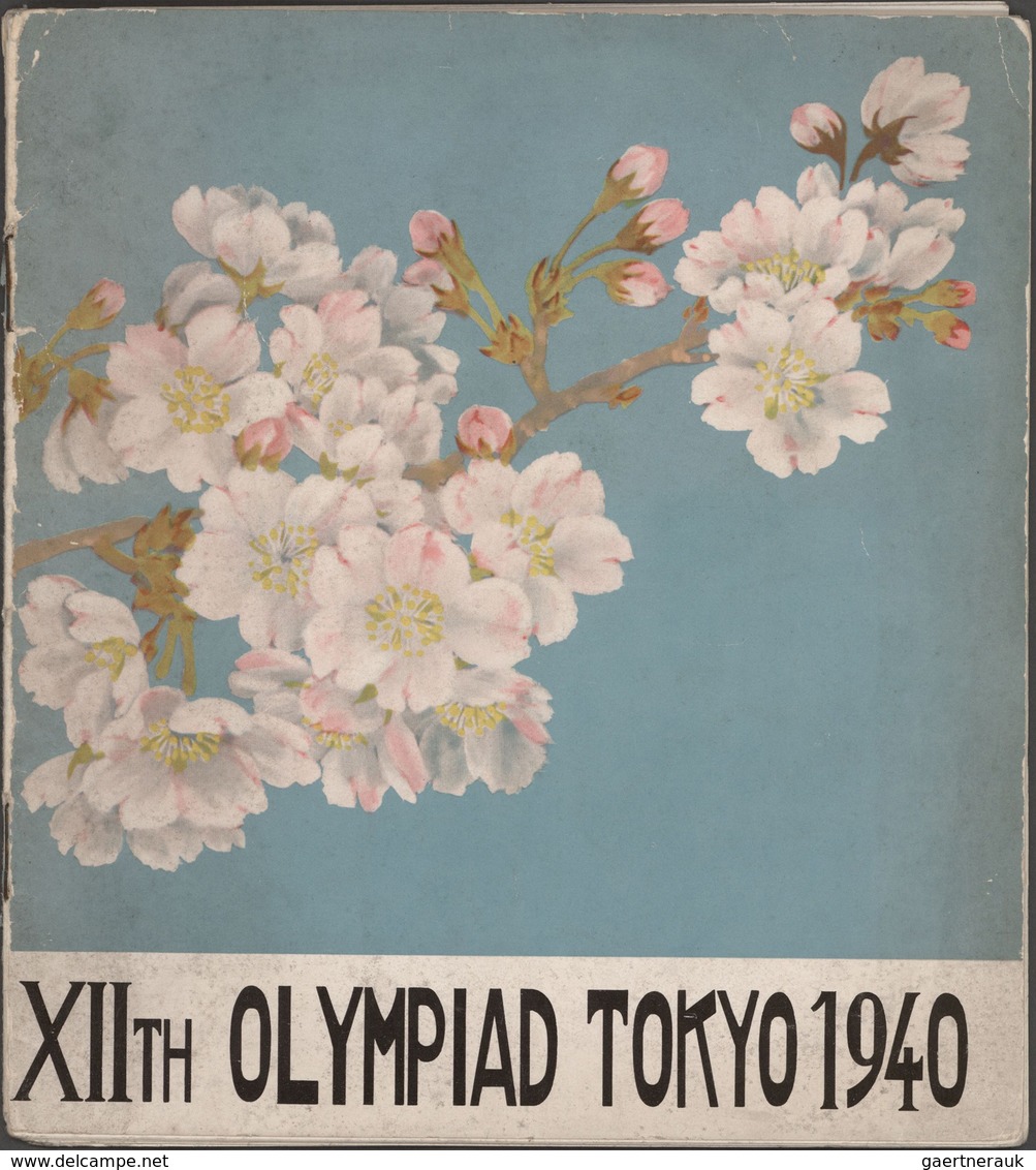 Thematik: Olympische Spiele / Olympic Games: 1940, XII Tokyo Olympic Summer Games / 5th Sapporo Olym - Other & Unclassified