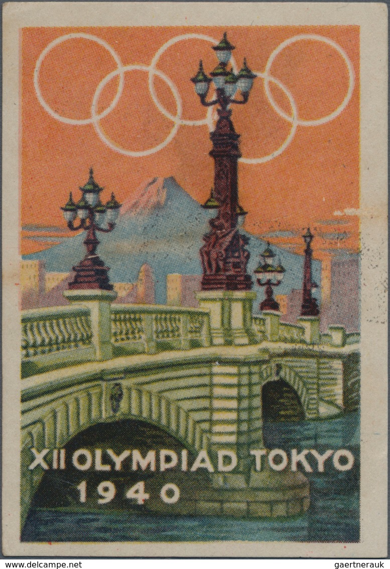 Thematik: Olympische Spiele / Olympic Games: 1940, Tokyo Olympic Summer Games, Organization Committe - Sonstige & Ohne Zuordnung