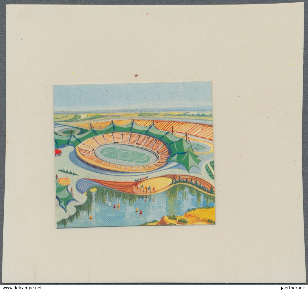 Thematik: Olympische Spiele / Olympic Games: 1972, Sharjah Munich 1972 Olympic Games S/S And Center - Sonstige & Ohne Zuordnung