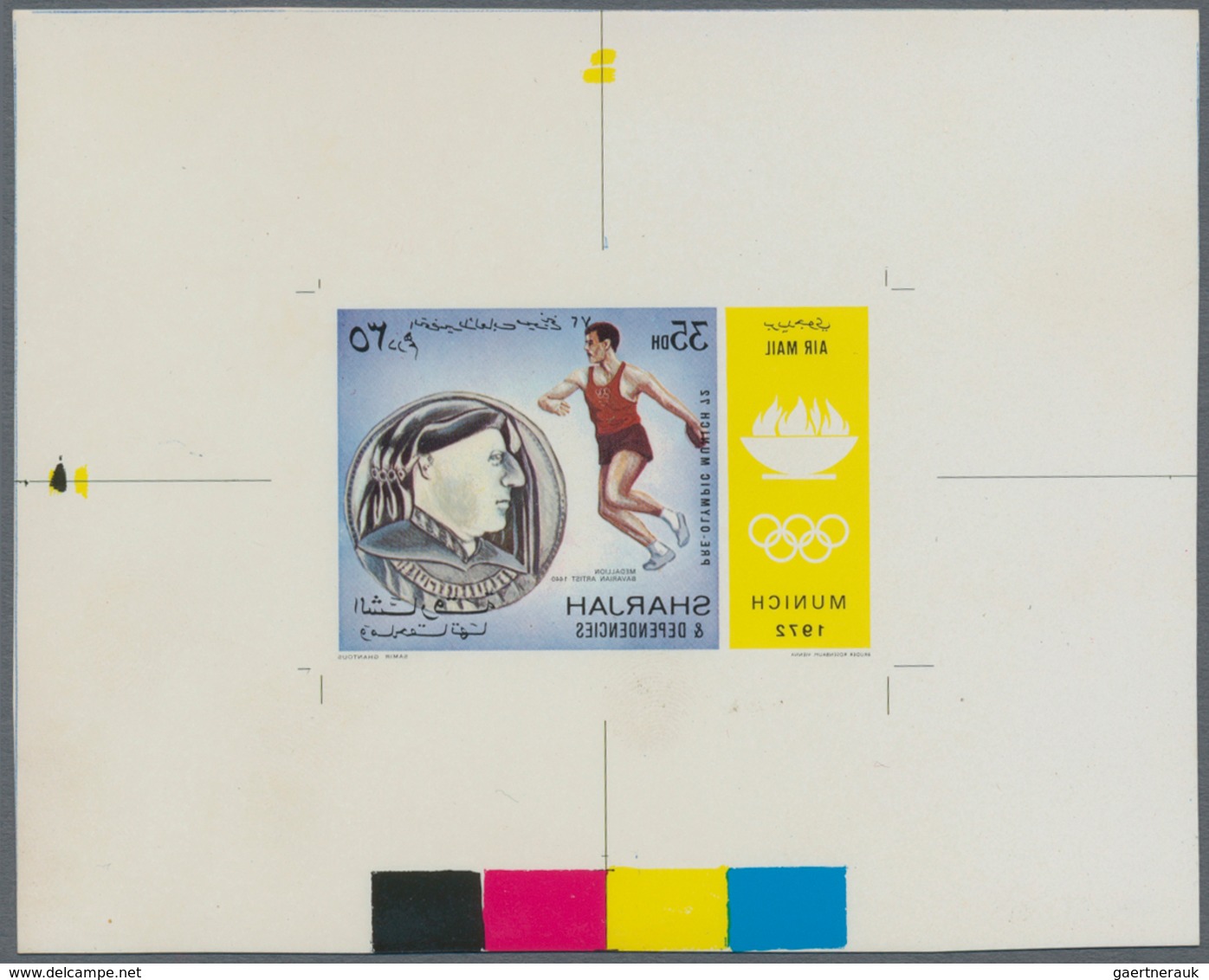 Thematik: Olympische Spiele / Olympic Games: 1972, Sharjah Munich 1972 Olympic Games Athletics Discu - Sonstige & Ohne Zuordnung