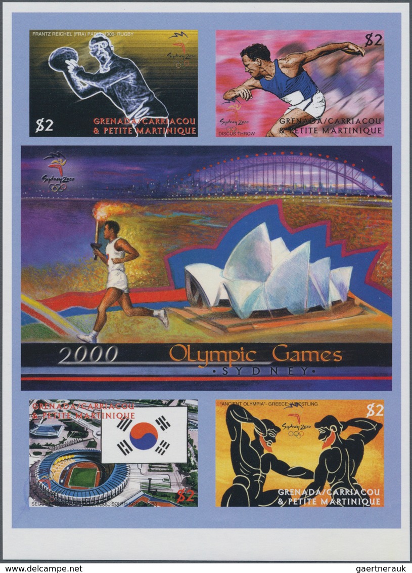 Thematik: Olympische Spiele / Olympic Games: 2000, GRENADA-CARRIACOU: Summer Olympics Sydney Complet - Sonstige & Ohne Zuordnung