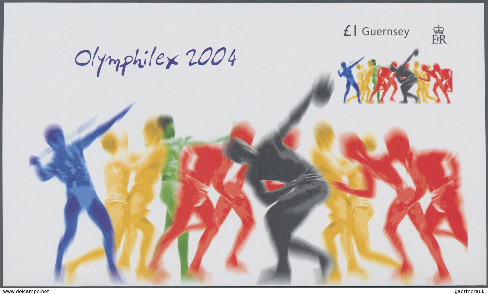 Thematik: Olympische Spiele / Olympic Games: 2004, GUERNSEY: Summer Olympics Athens Complete Set Of - Sonstige & Ohne Zuordnung
