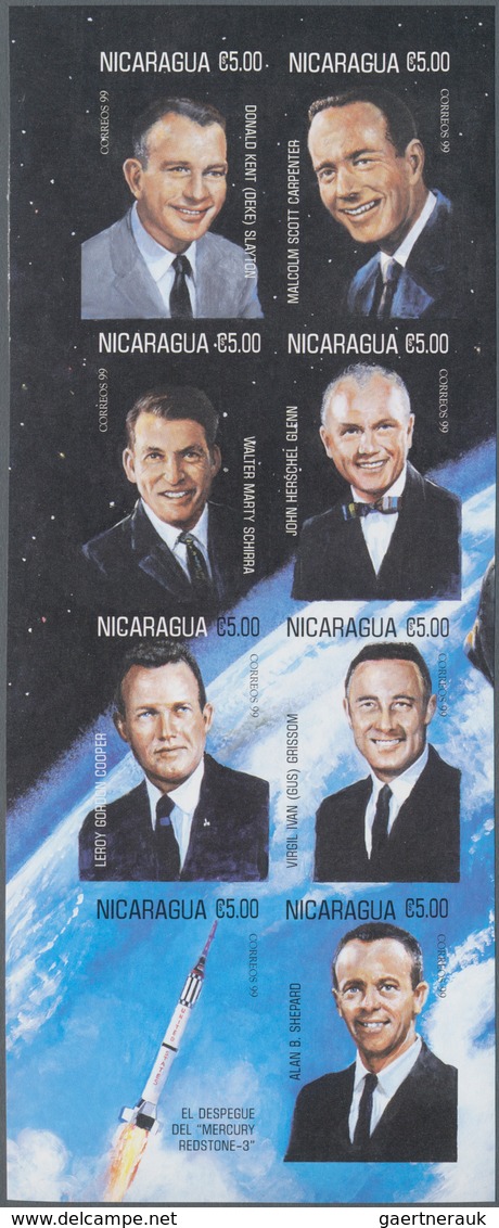 Thematik: Raumfahrt / Astronautics: 2000, NICARAGUA: Space Exploration Complete Set Of 16 In Two IMP - Sonstige & Ohne Zuordnung