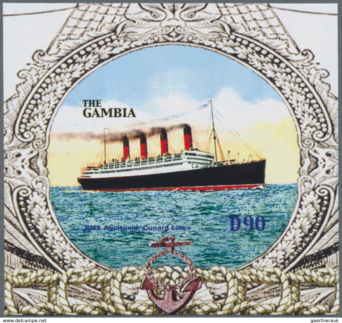 Thematik: Schiffe / Ships: 2004, The Gambia. IMPERFORATE Souvenir Sheet For The Issue "Passenger Shi - Ships