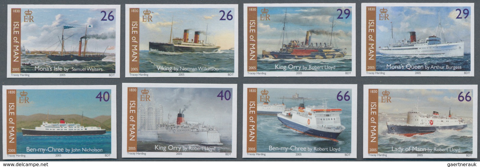 Thematik: Schiffe / Ships: 2005, Isle Of Man. Complete Set "175 Years Isle Of Man Steam Packet Compa - Ships