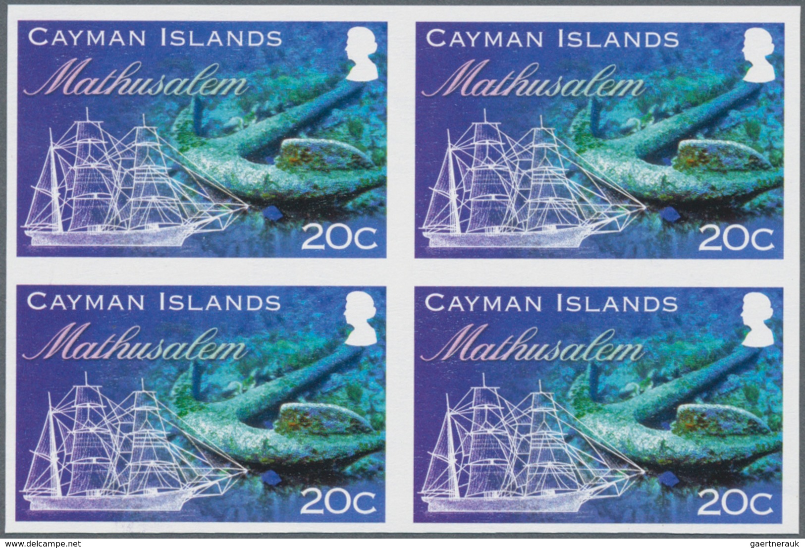 Thematik: Schiffe-Segelschiffe / Ships-sailing Ships: 2013, Cayman Islands. Imperforate Block Of 4 F - Schiffe