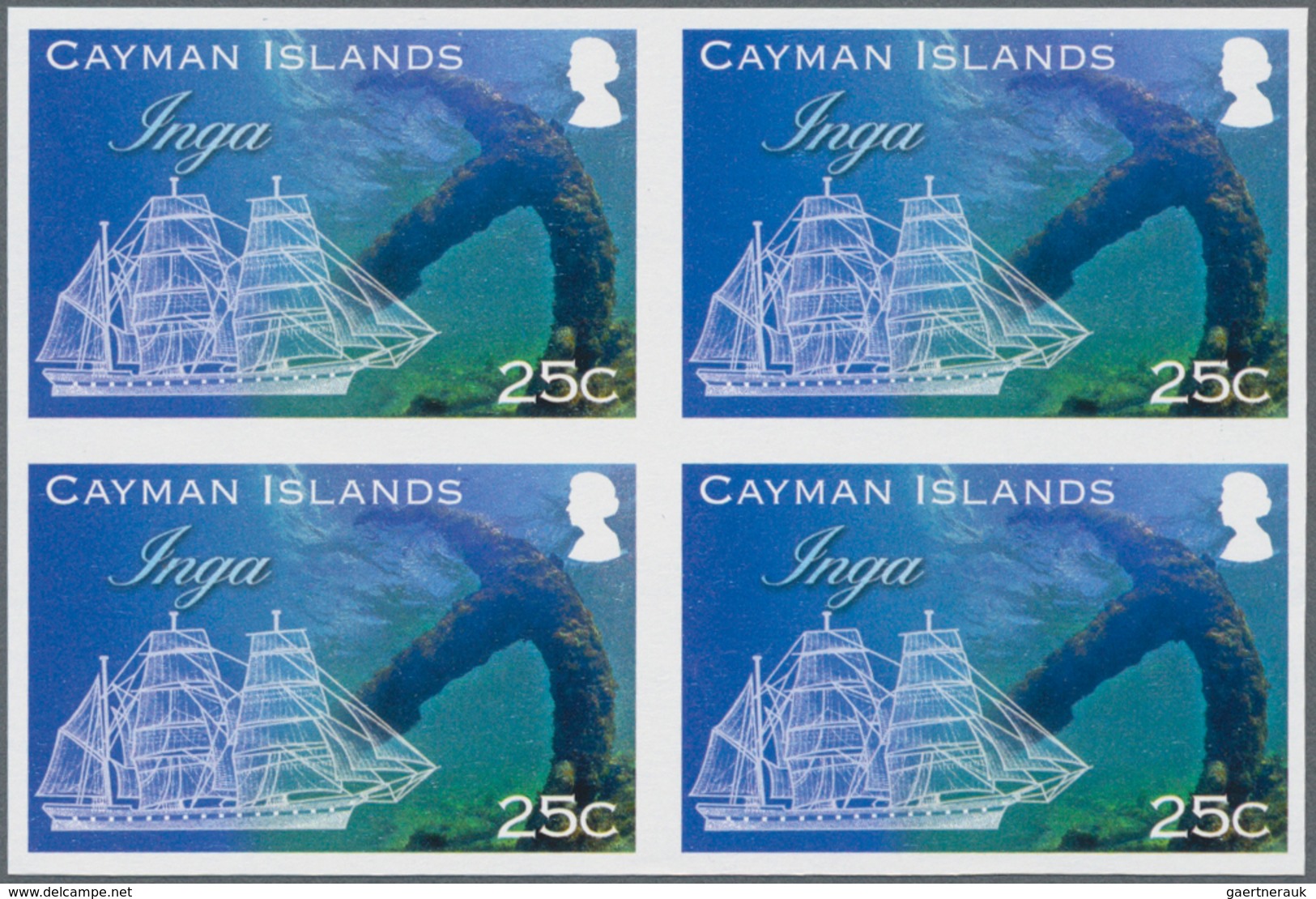 Thematik: Schiffe-Segelschiffe / Ships-sailing Ships: 2013, Cayman Islands. Imperforate Block Of 4 F - Schiffe