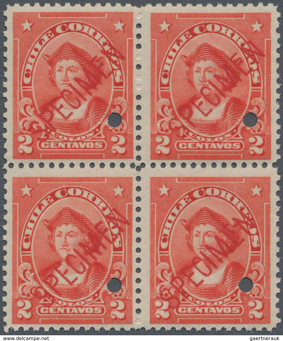 Thematik: Seefahrer, Entdecker / Sailors, Discoverers: 1915, CHILE: Definitive Issue 2c. Rose-red 'C - Erforscher