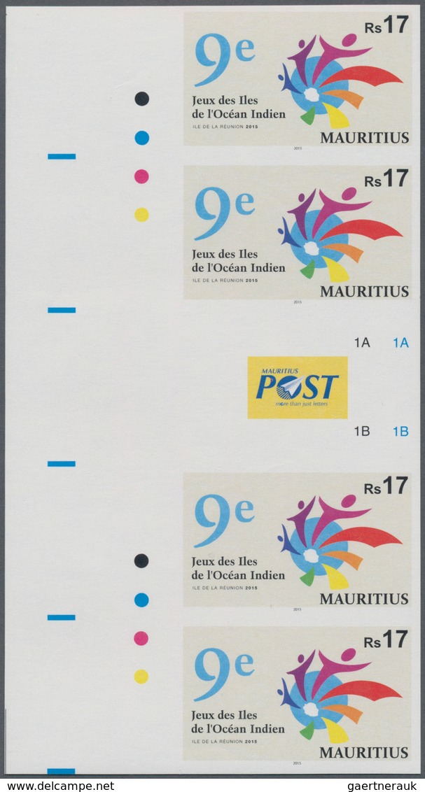 Thematik: Sport / Sport: 2015, MAURITIUS: Sport Games Of Indian Ocean Islands In Reunion 17r. In A V - Other & Unclassified