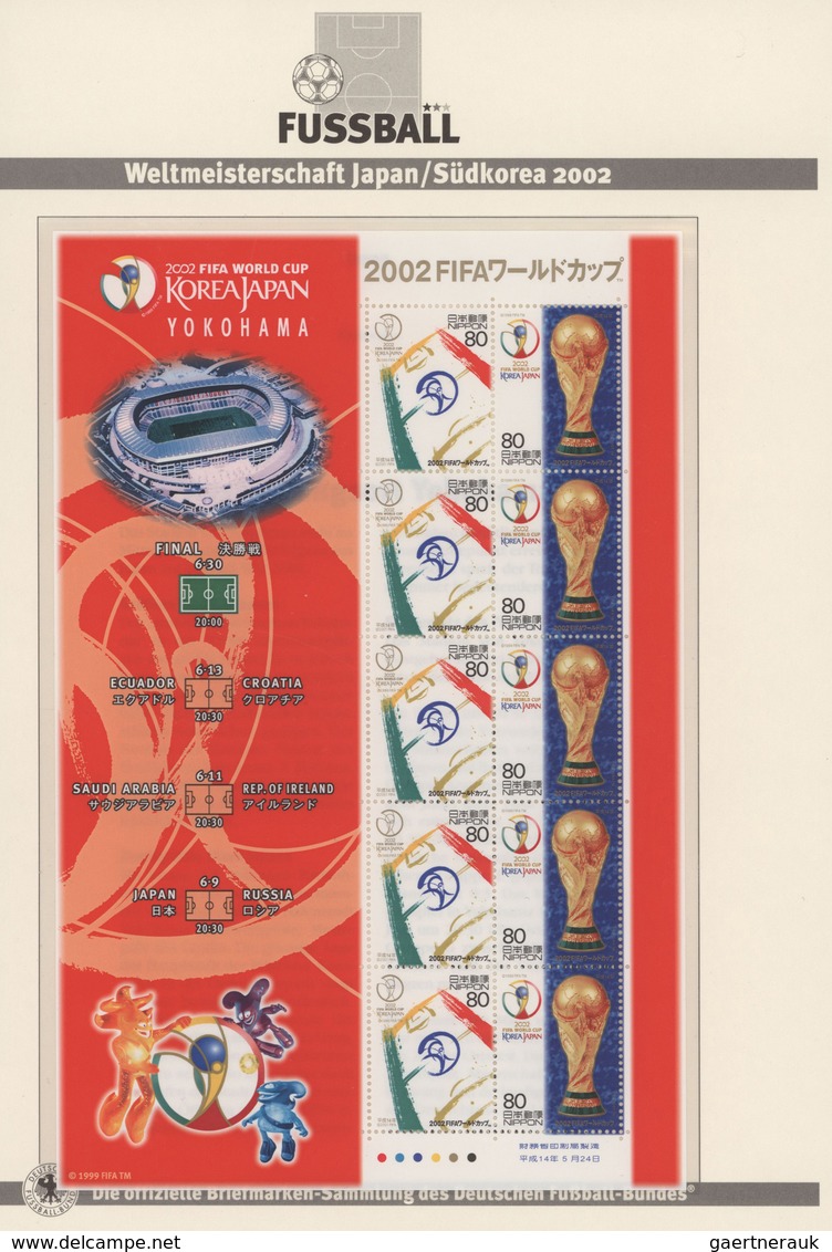 Thematik: Sport-Fußball / Sport-soccer, Football: 2002, Japan, Football World Cup Japan/Korea, Miche - Other & Unclassified