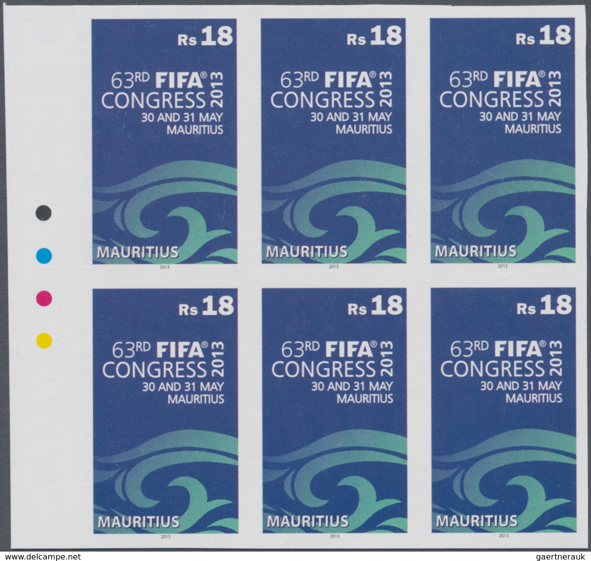 Thematik: Sport-Fußball / Sport-soccer, Football: 2013, MAURITIUS: 63rd FIFA Congress In Mauritius 1 - Sonstige & Ohne Zuordnung