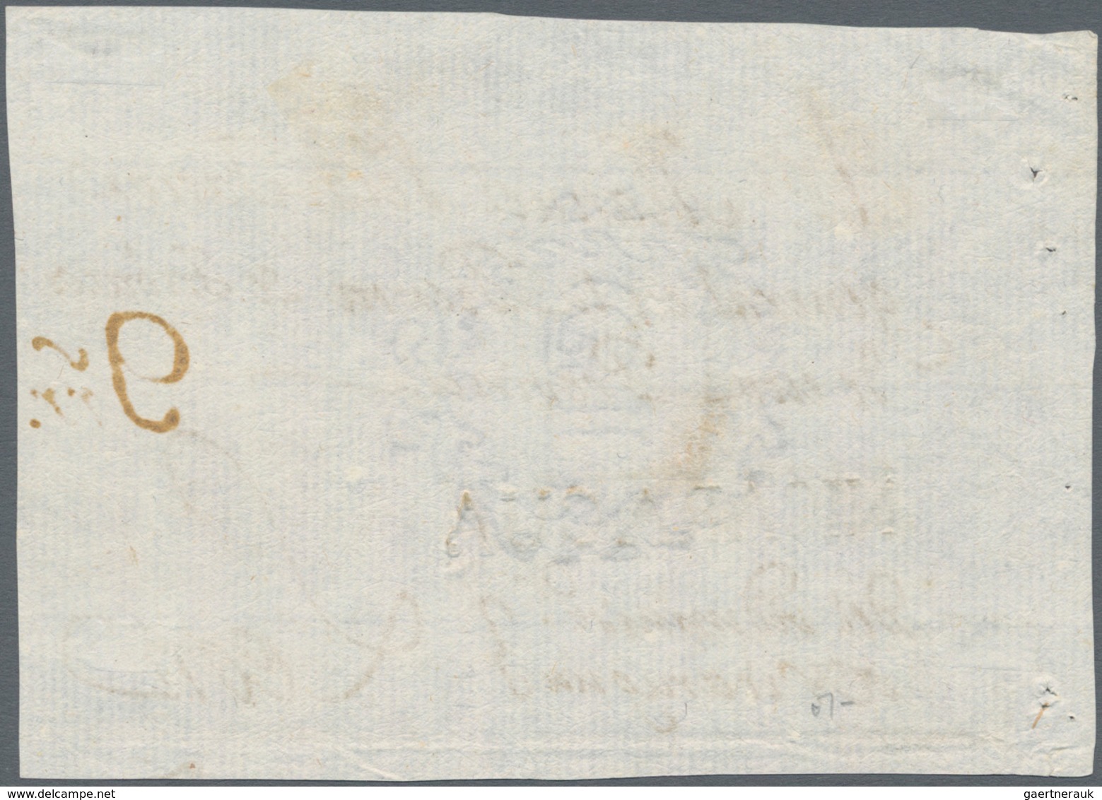 Thematik: Tabak / Tobacco: 1810 (ca.), NICARAGUA: Pre-philatelic Entire (front Only) Used With Singl - Tabak