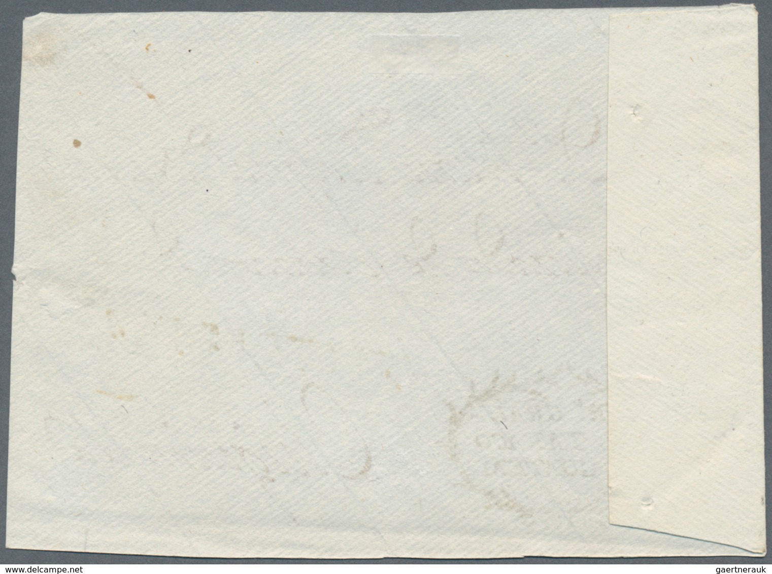 Thematik: Tabak / Tobacco: 1830 (ca.), GUATEMALA: Pre-philatelic Entire (front Only) Used With Singl - Tabak