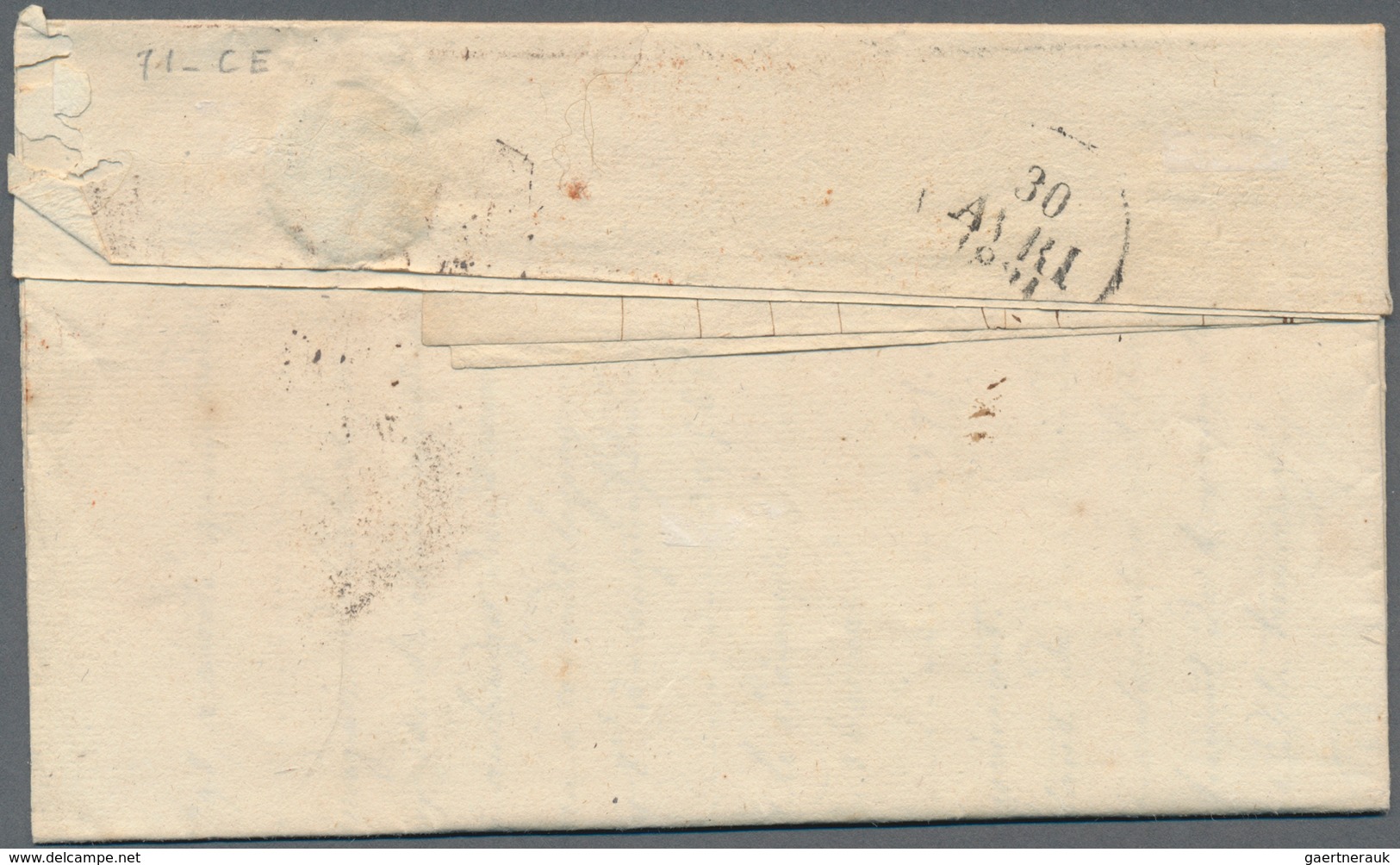Thematik: Tabak / Tobacco: 1831, FRANCE: Official Folded Entire Of 'Administration Des Tabacs' Writt - Tabak