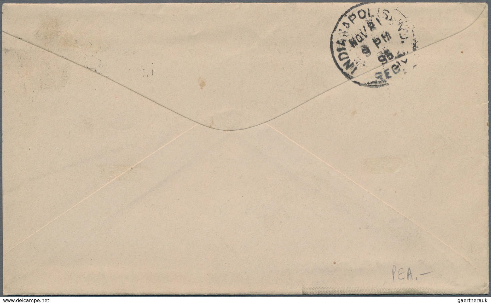 Thematik: Tabak / Tobacco: 1894/1895, USA: Two Covers Bearing Diff. 2c. Stamps Used From St. Louis ( - Tabak
