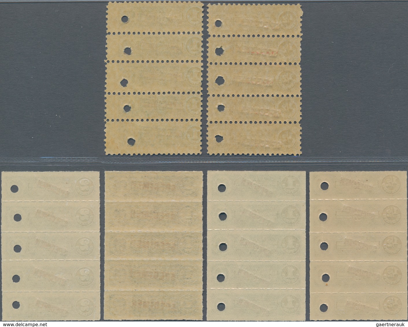 Thematik: Tabak / Tobacco: 1920 (ca.), COLOMBIA: Revenue Stamps 'IMPUESTO SOBRE FOSFORO' (Tax On Mat - Tabak